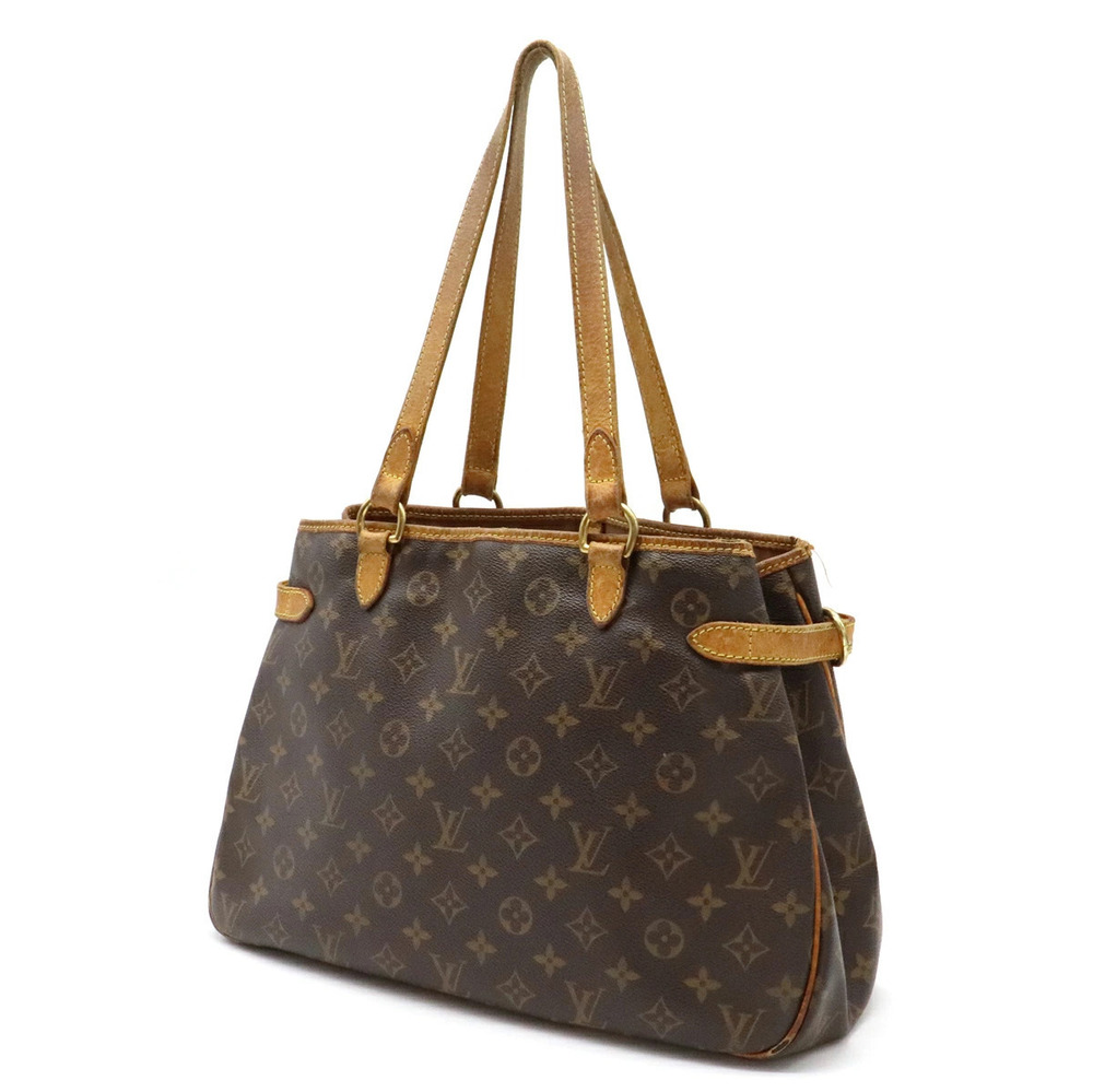 Louis Vuitton Bag Shoulder Batignolles Monogram Tote Horizontal Brown